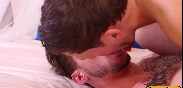  Colton and Roman very hot and hard anal